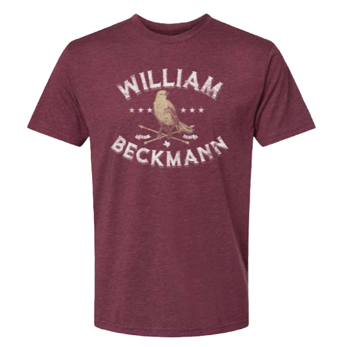 WB Bird Maroon Tee