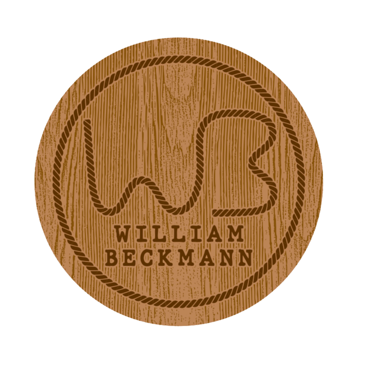 Round WB Rope Sticker