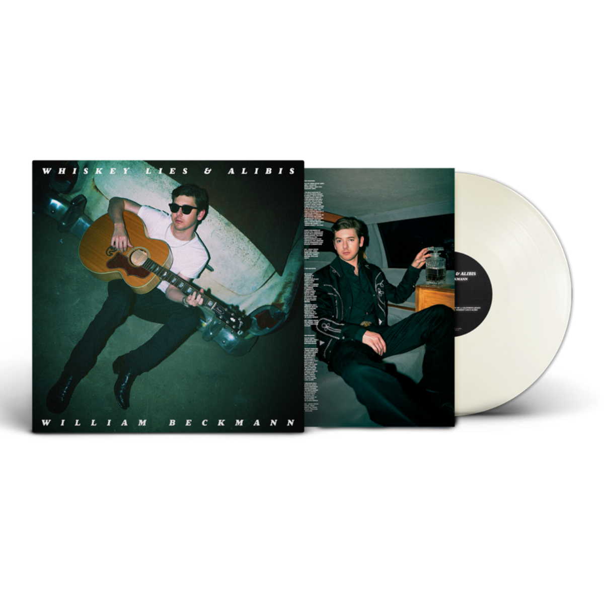 Whiskey Lies & Alibis Autographed Opaque White Vinyl Special Edition