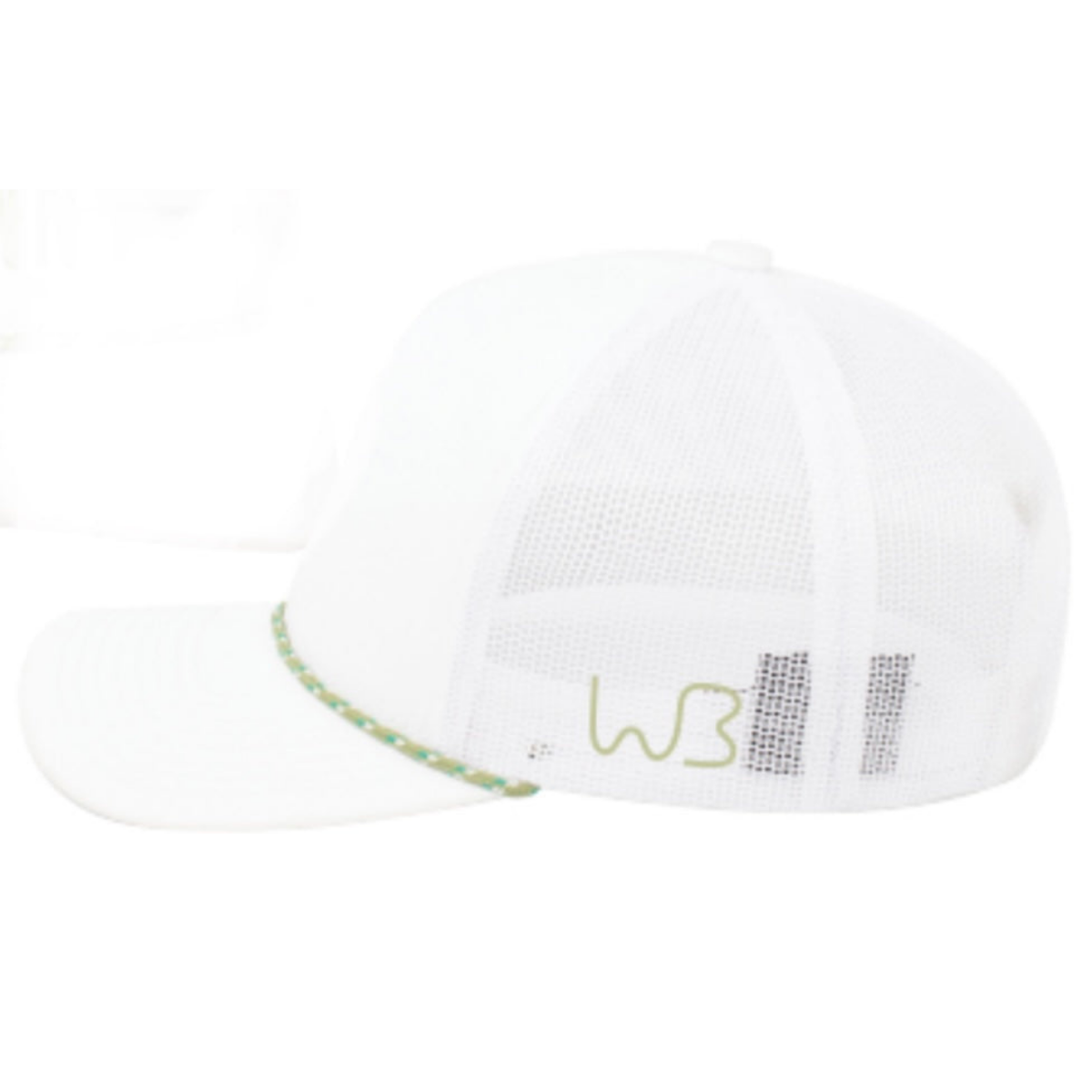 William Beckmann White Trucker Cap