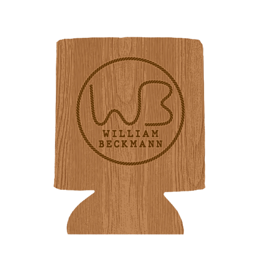 Brown Woodgrain WB Rope Koozie