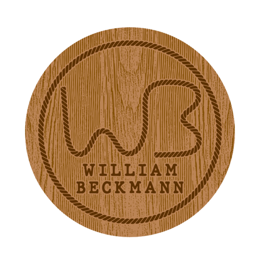 Round WB Rope Sticker